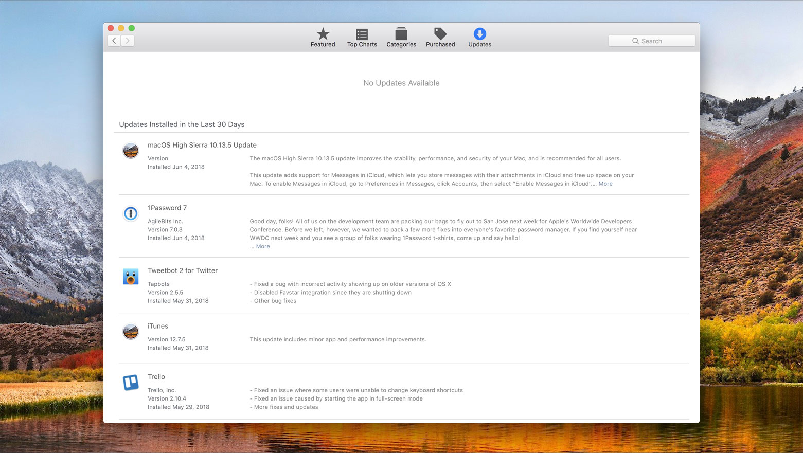 See Status Of Mac Software Update